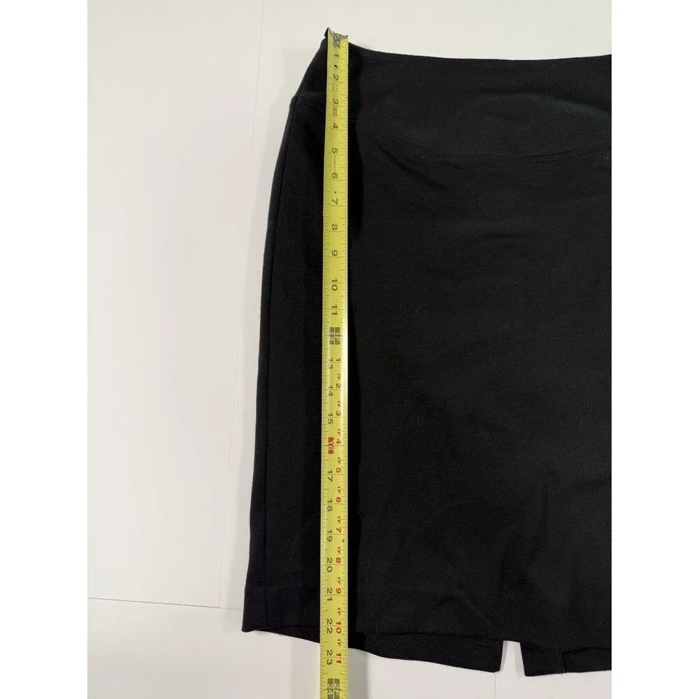 Lot Of 2 Michael Kors Women’s Pencil Skirt Size 6 Gray And Black Knee Length